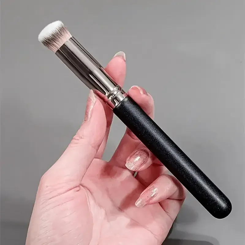 Brocha correctora de base, brocha para colorete para contorno de nariz, brocha de maquillaje densa perfecta para los ojos, regalos ideales y viajes convenientes
