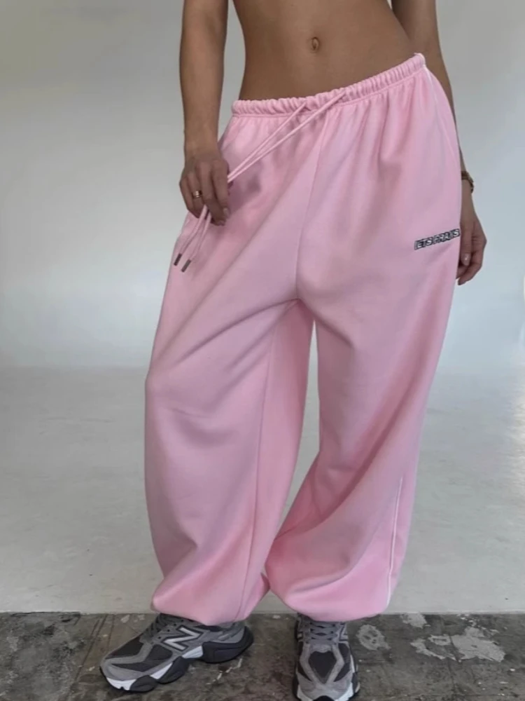 Sommer-Sporthose mit weitem Bein 2025, lockere Passform, Freizeithose mit geradem Bein, bequeme Streifen