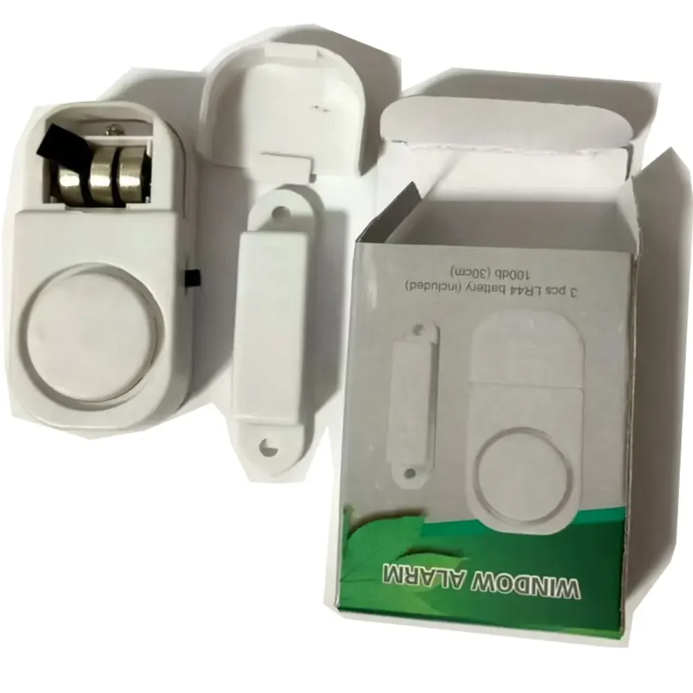 Door Window Sensor Independent Opening Magnetic Door Sensor 90db Wireless Security Alarm