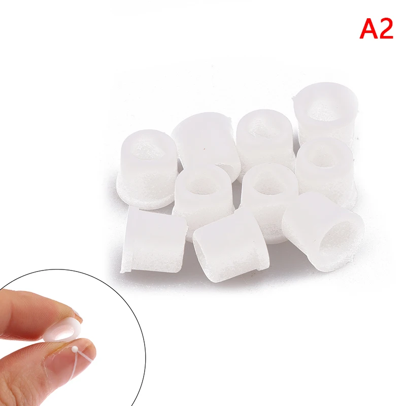 Tubo de llenado de refrigerante R410A, junta de sellado de plástico, tubo de válvula, anillos de goma y refrigerador para aire acondicionado, blanco, 10 piezas