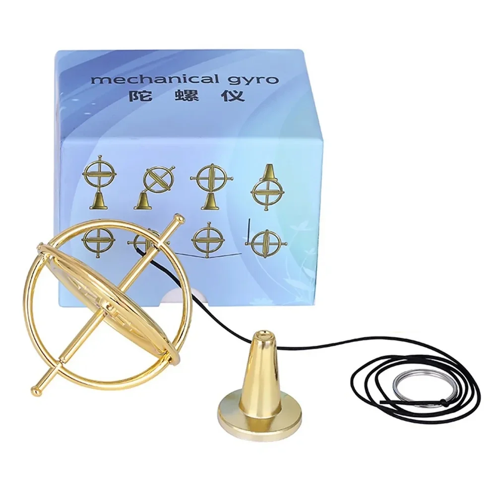 Metal auto-equilíbrio dedo giroscópio anti-gravidade colorido metal giroscópio adultos crianças descompressão alívio do estresse brinquedo giratório