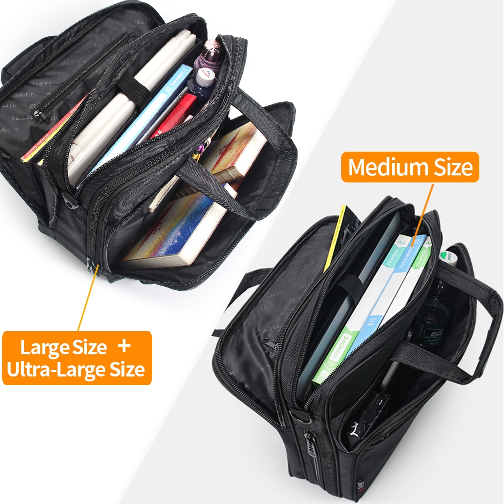 Maletín de gran capacidad, bolso de negocios para hombre, bolso para ordenador portátil de 15,6 pulgadas, 17 pulgadas y 19 pulgadas, bolsos de hombro, bolsos de lona, bolso de mensajero