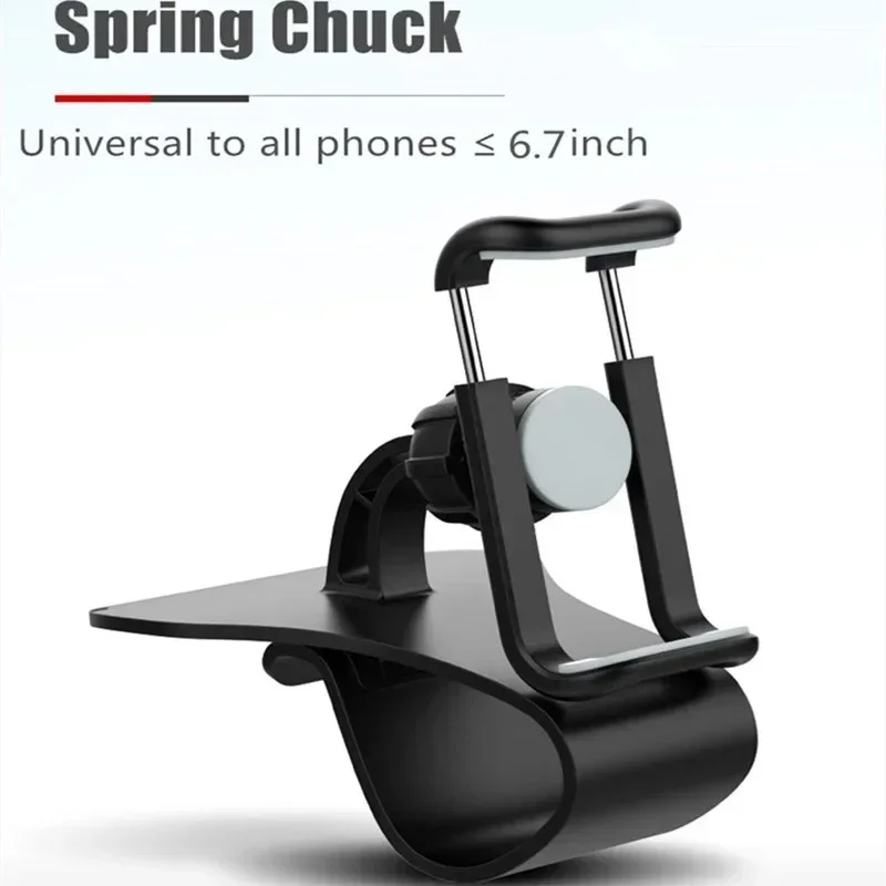 360 Rotatable Car Phone Holder Universal Auto Grip Mount Dashboard Stand Mobile Phone Fixed Bracket