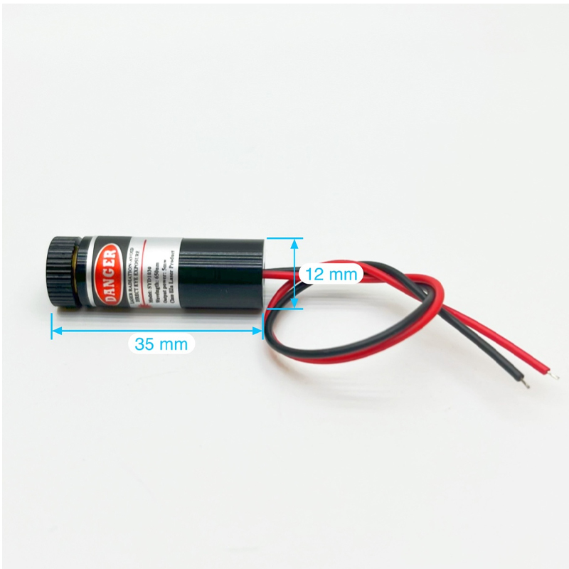 12MM Red Light 650nm 24V 5mW Infrared Adjustable Laser Module Locator Adapter