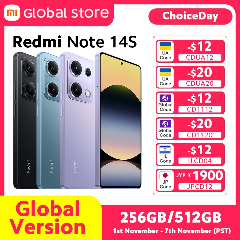 Global Version Redmi Note 14S MediaTek Helio G99 Ultra 200MP pro grade Al camera system 6.67" AMOLED 120Hz Display 5000mAh