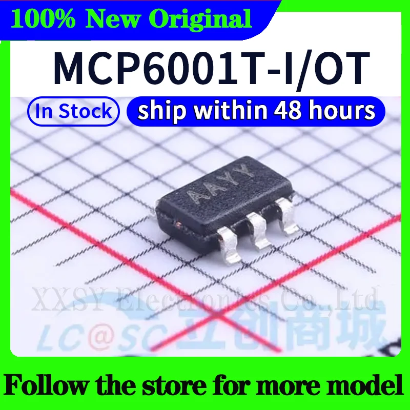 MCP1416T-E/OT MCP73831T-2ATI MCP6041T-I/OT MCP6001T-I/OT MCP606T-I/OT En stock Envío 48 horas