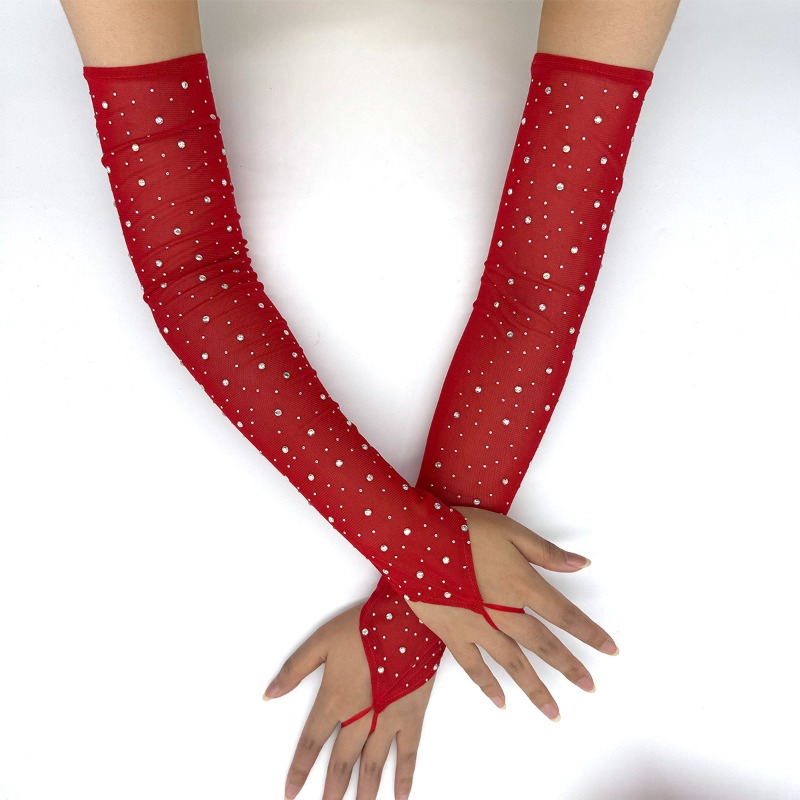 49 см женские модные электронные музыкальные фестиваль сексуальные сетчатые блестящие перчатки с крючками на пальцах эластичные тонкие косплей сценическое представление