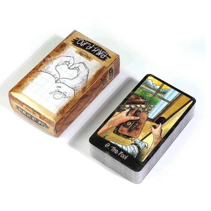 78 ชิ้นการ์ดมือไพ่ทาโรต์ Divination Tarot Board เกมดาดฟ้า Fortune Telling Family Party Guide รุ่น Edition
