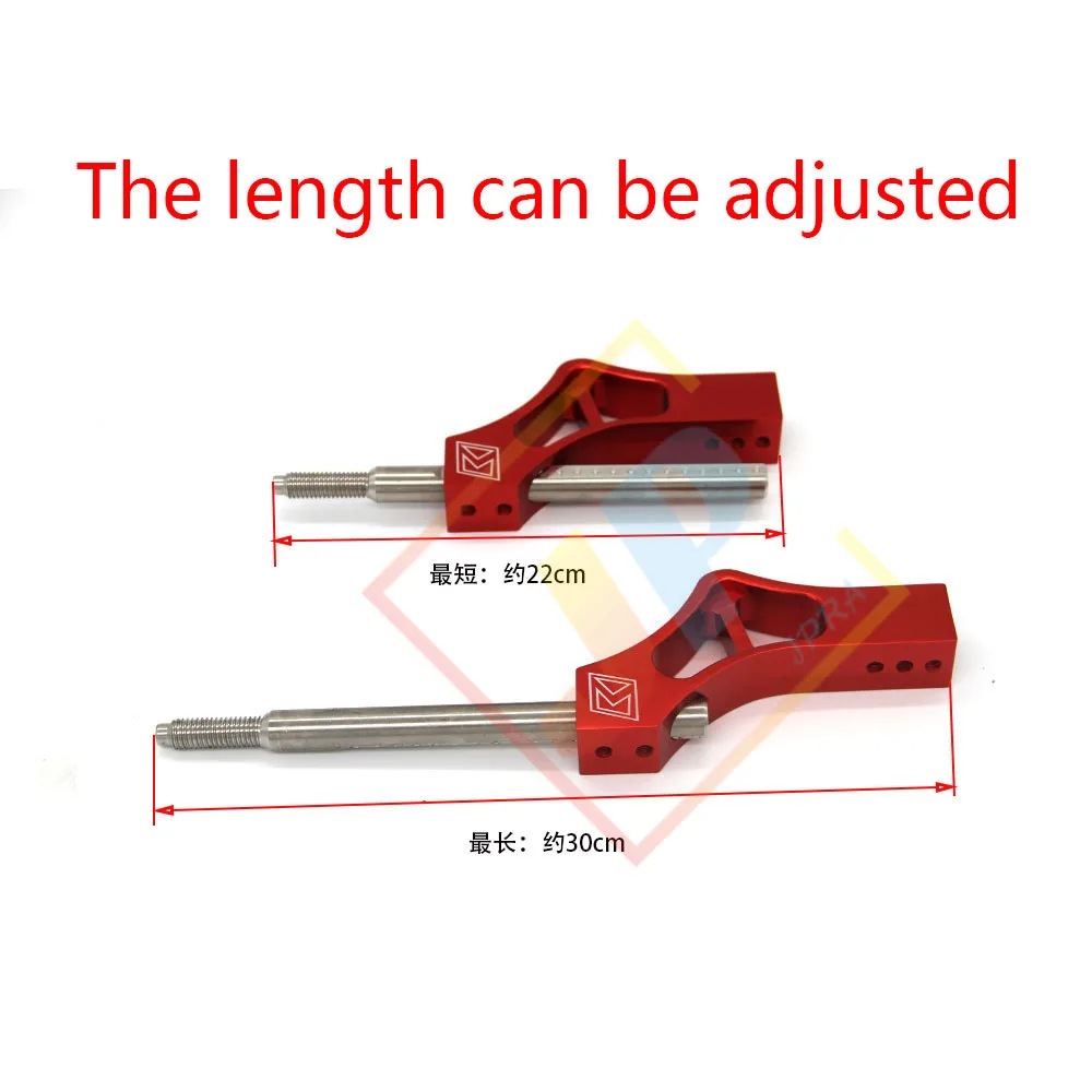 Varilla de extensión de perilla de cambio de aluminio automotriz, extensor de varilla ajustable, extensor de palanca de cambios, uso Universal