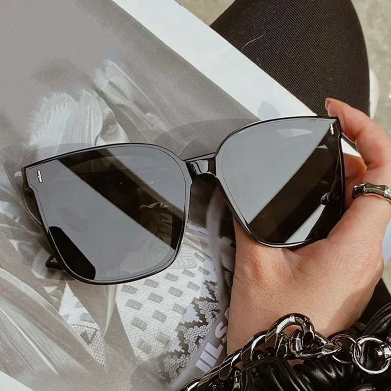 2024 nuevas gafas de sol de moda para mujer, gafas de sol rectangulares Retro de diseñador de marca para mujer, gafas cuadradas Vintage coloridas populares Ins