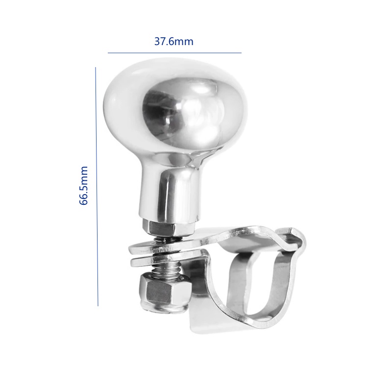 316 Stainless Steel Steering Wheel Spinner Marine Boat Handle Power Ball Grip Knob Boat Accessories Yacht  From 3/4" To 1"