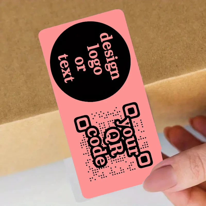 Пользовательские наклейки Продукт QR-код Этикетки Пользовательские наклейки Пользовательские деловые наклейки для ноутбуков, водой, окон, знаков, подарков