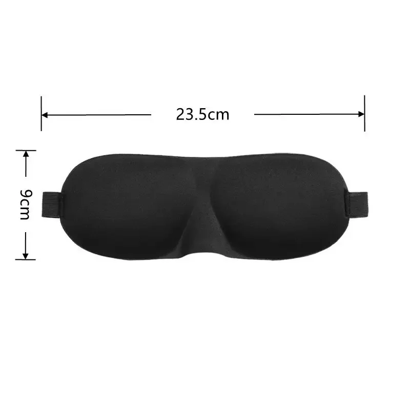 3D Mặt Nạ Ngủ Đệm Mắt Khối Ra Ánh Sáng Mềm Mại Paded Ngủ Nghỉ Ngơi Thư Giãn Viện Trợ Bao Dán Cường Lực Bịt Mắt Mặt Bóng Eyeshade Mắt patchs