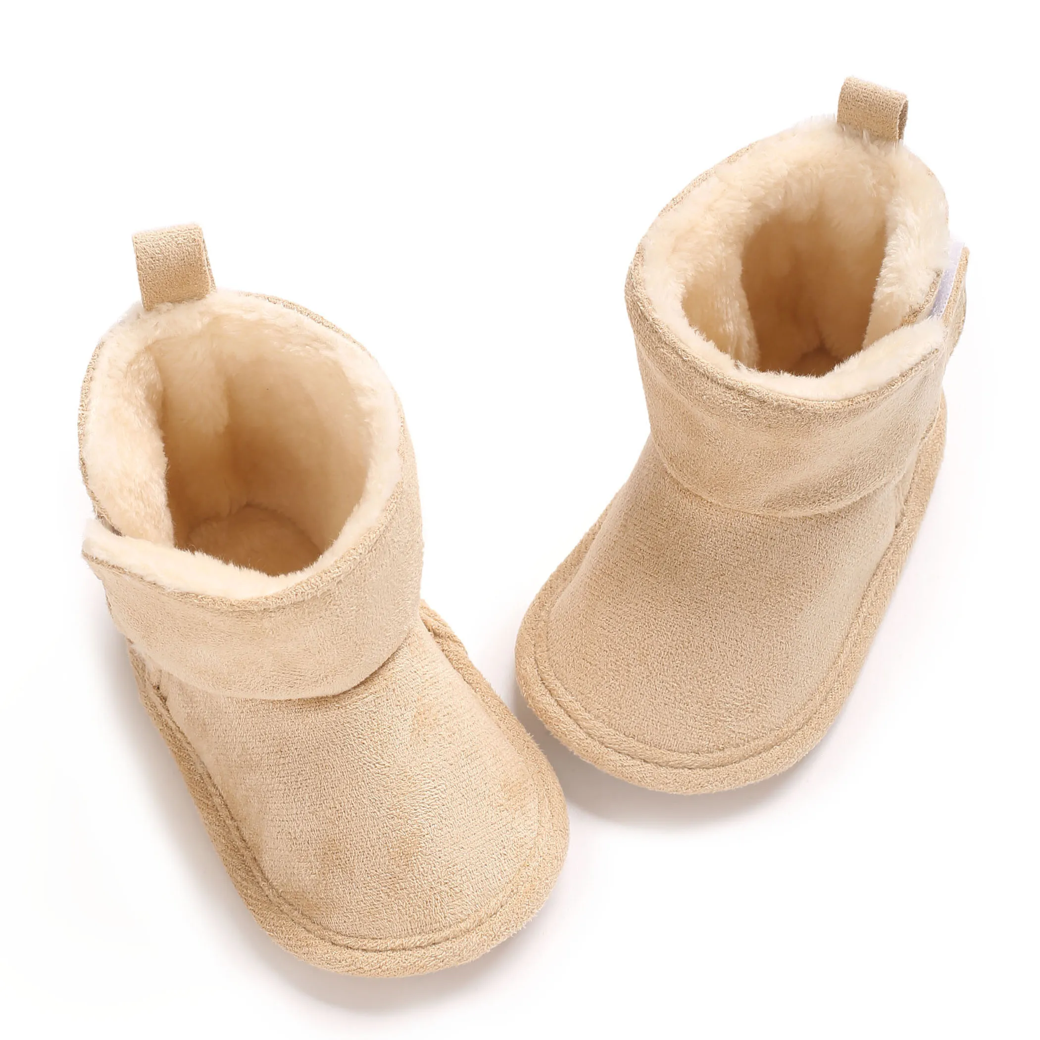 Novas botas de bebê para o inverno calor 0-18m bebê recém-nascido velcro sola macia anti deslizamento sapatos frontais sapatos de bebê botas de neve quentes