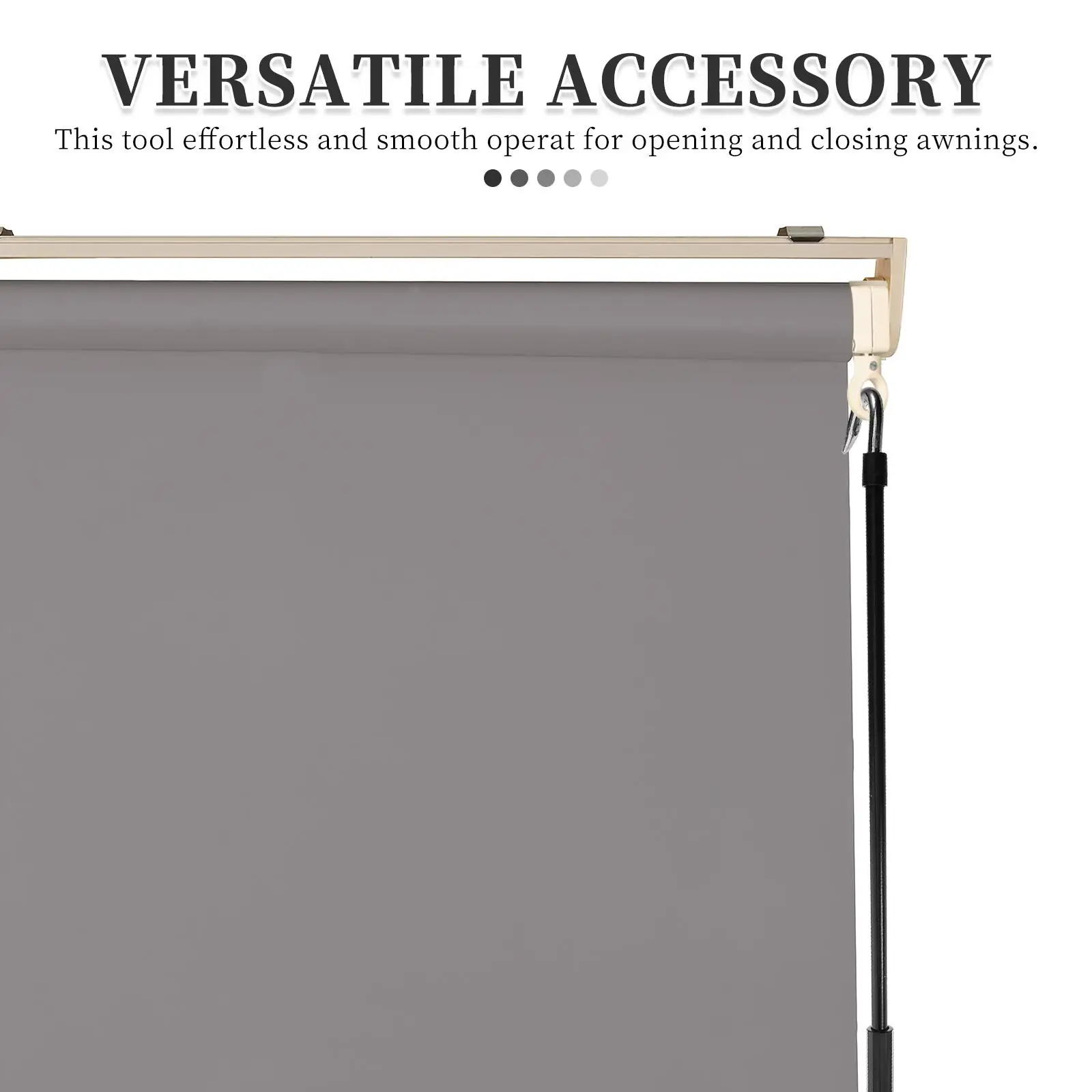 Sunshade Hand Rod Manual Canopy Crank Wand Awning Accessories Handle Replacement Lightweight Awnings Heavy Duty Outdoor Shade