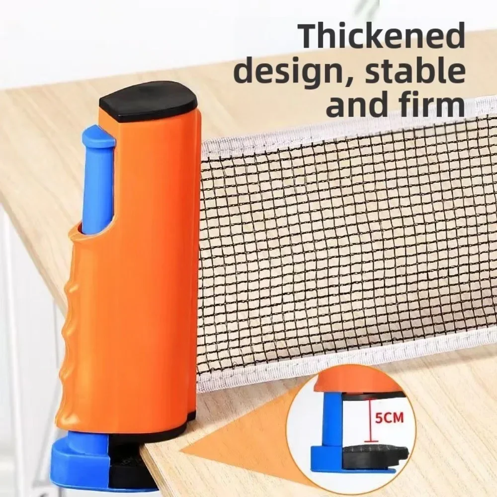 Tragbare Ping Pong Net Rack Überall Einziehbare Rack Ersatz Qualität Kunststoff Tischtennis Net Übung Zubehör Mesh