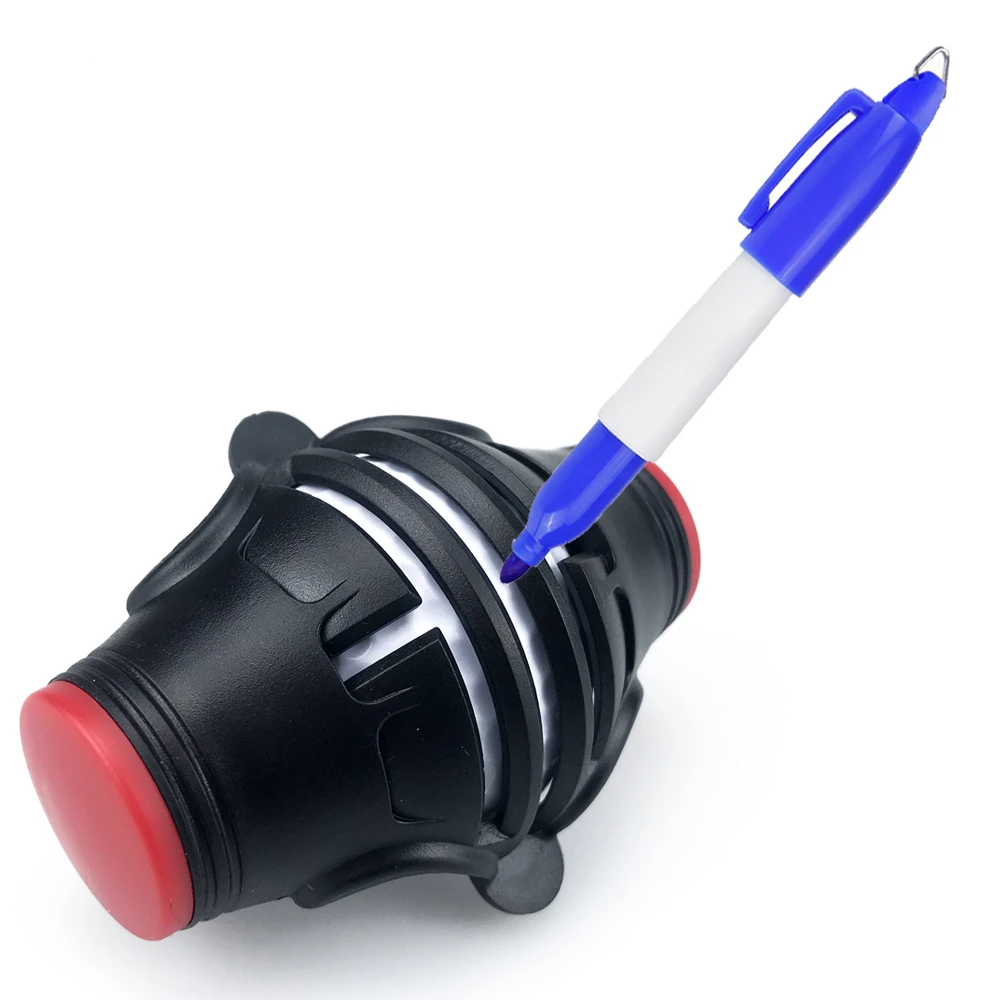 Penna modello pennarello per pallina da golf rotante a 360 gradi Putting Positioning Imporve la precisione del putt Aiuta gli strumenti da golf ZY017