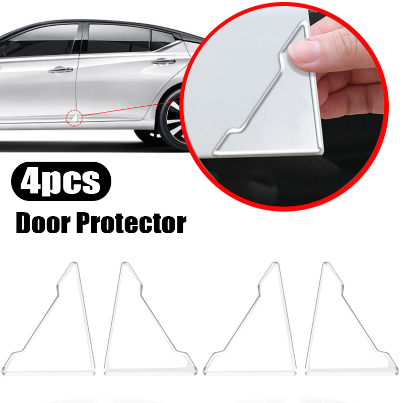 Universal porta do carro canto anti-colisão cobre protetor de silicone transparente anti-risco adesivos capa de proteção da porta