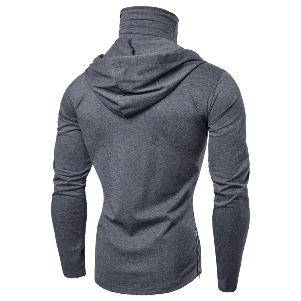 Máscara ninja com capuz de manga comprida masculino outono streetwear grande aberto-garfo hip hop moletom masculino topos ginásio com capuz sudaderas hombre