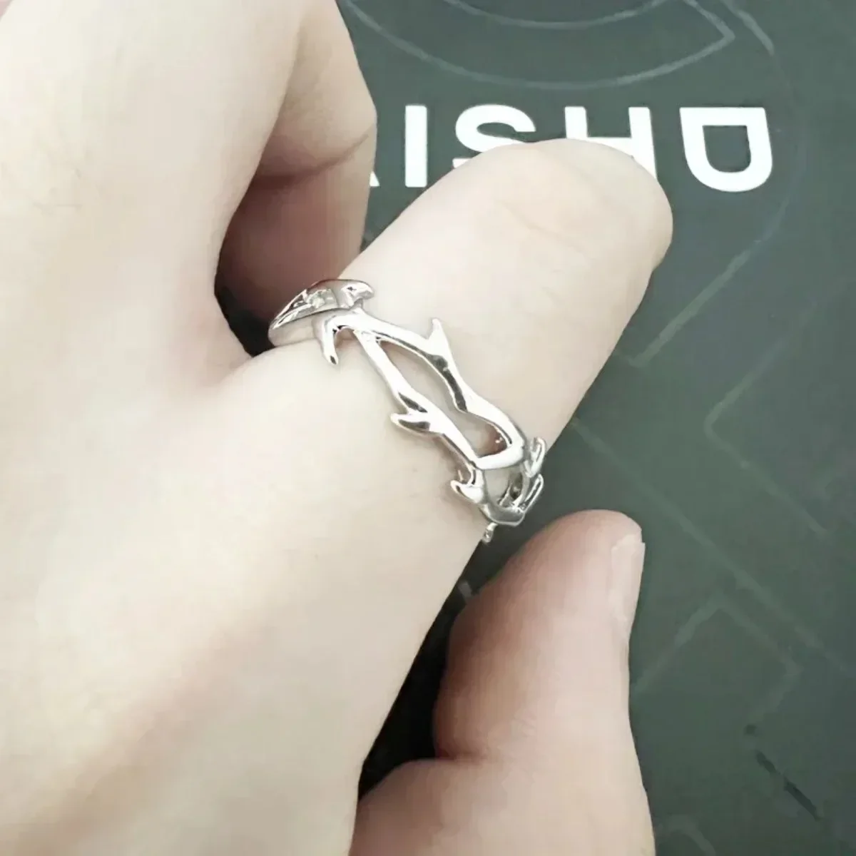 Anillos divididos clásicos Punk, anillos ajustables simples de acero inoxidable para mujeres, hombres, parejas, accesorios de joyería