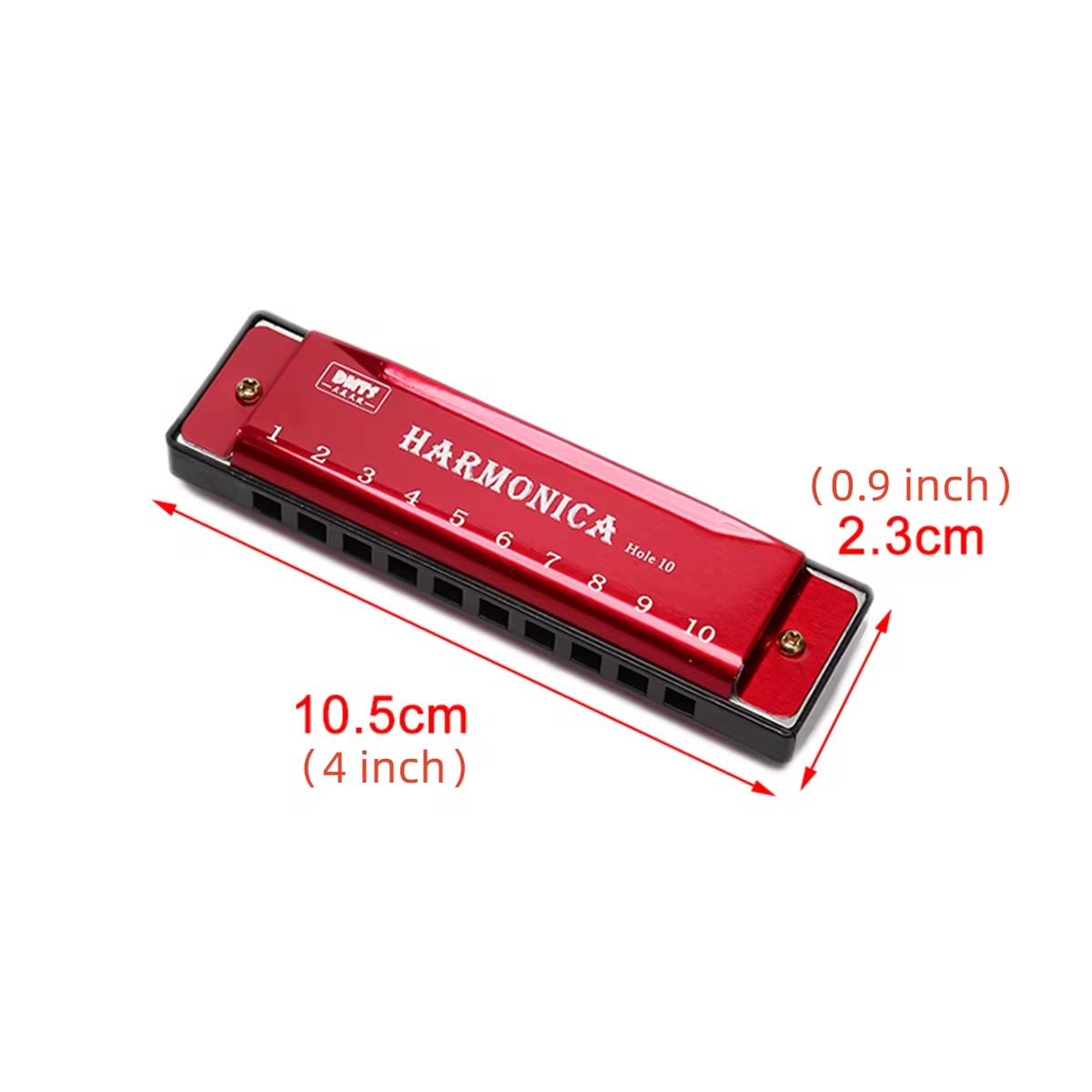 Miwayer-professional 10-hole harmonica, Metal organ for mouth, musical instruments for beginners