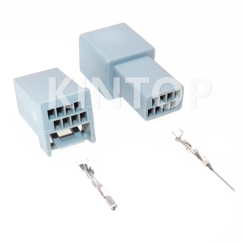1 Bộ 8 Chân Mini Tự Động Dòng Điện Thấp Unsealed Ổ Cắm Có Dây MX34008SF1 Xe Ô Tô Nam Nữ Lắp Ghép Điện Dây Cổng Kết Nối