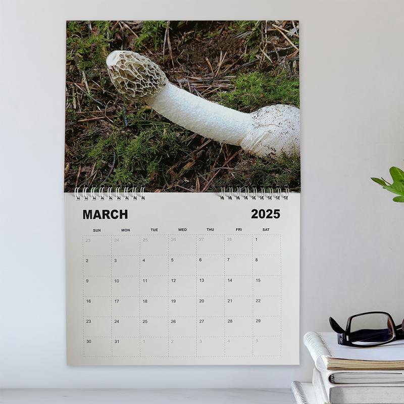 自然コックカレンダー 2025 マンスリーライティングプランナー マンスリープランニングウォールカレンダー 2025 マンスリーライティングプランナー スペースいたずら付き