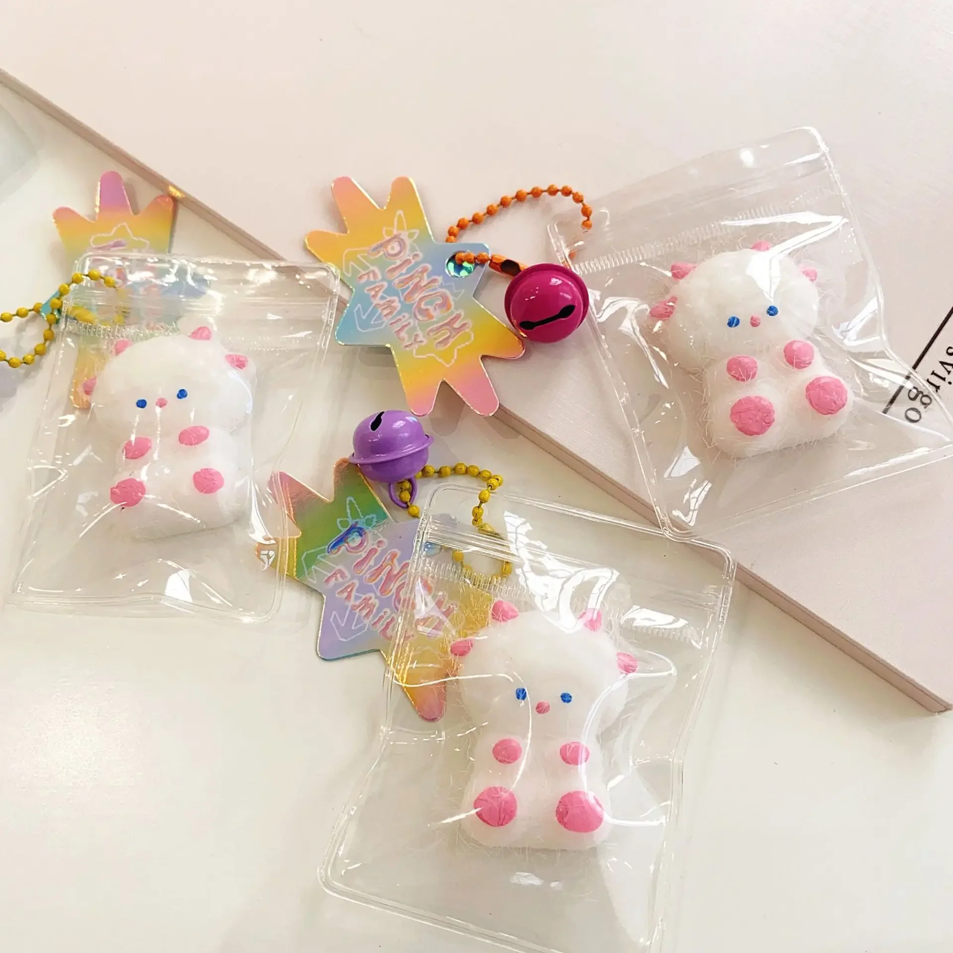 มินิคริสตัล Cat Claw จี้ Koala ความเครียดบรรเทา squishy fidget ของเล่น mochi antistress ผู้ใหญ่เด็กช้า Rebound Sensory ของเล่น