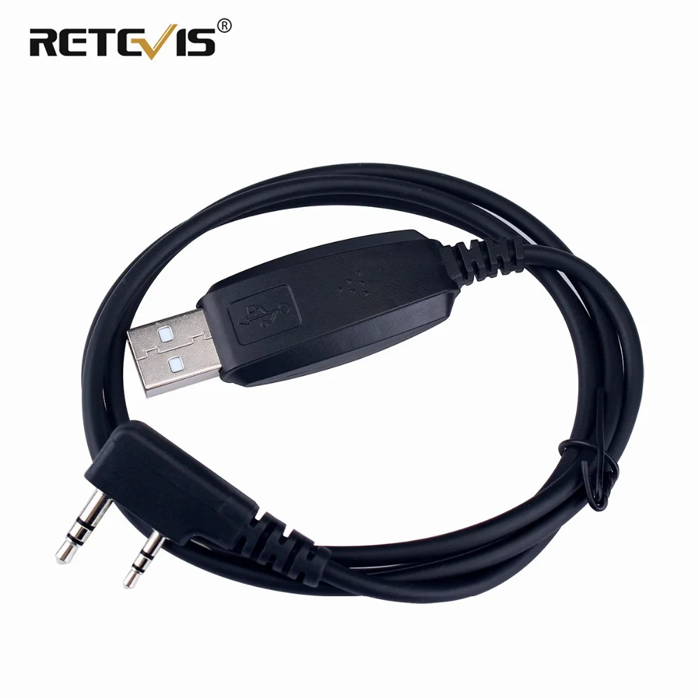 Retevis Walkie Talkie USB-кабель для программирования DMR 2-контактный 11 мм радиоаксессуары для Retevis RT3S RT52 TYT MD-380 MD-390 MD 380