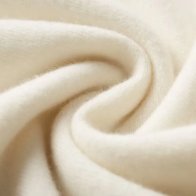 2022 Mùa Thu Và Mùa Đông Cashmere Áo Len Cao Cổ Của Phụ Nữ Đầu Cao Cổ Áo Len Của Phụ Nữ Áo Len Màu Rắn Kích Thước Lớn
