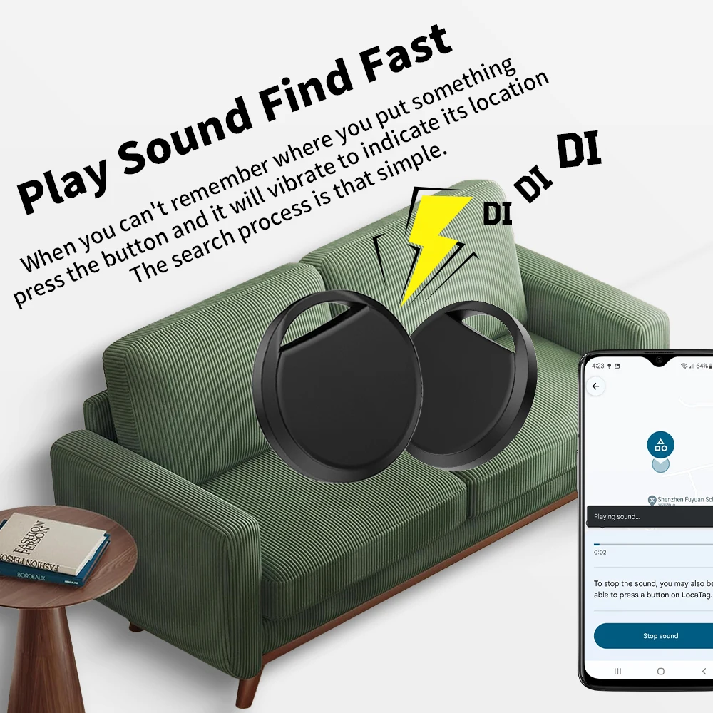 Rastreador inteligente Android, dispositivo de posición de navegación, funciona con Googles, encontrar objetos de valor Hup, antipérdida, compartir familia para Moto Xiaomi GMS