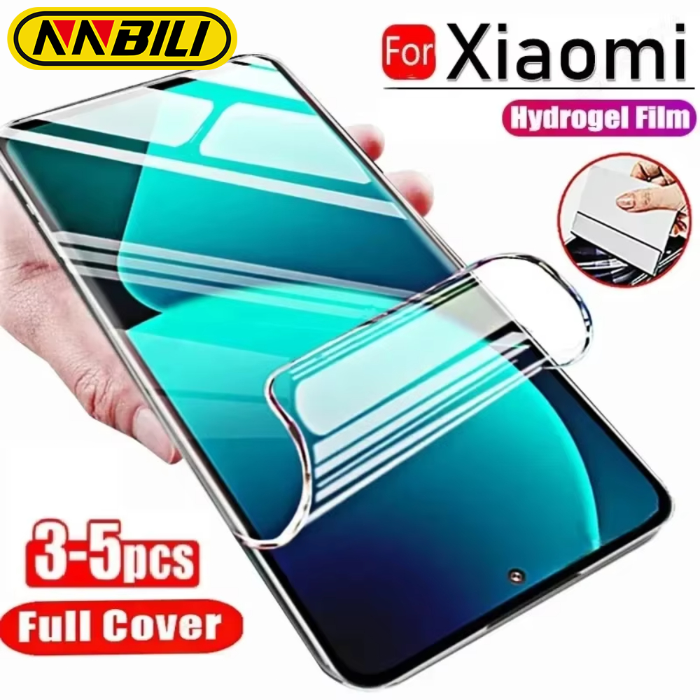 NNBILI 3-5Pcs Hydrogel Film Für Xiaomi Redmi Hinweis 12 11 10 9 8 Pro Plus 5G 11S 10S 9S 8T 7 Screen Protector Für Redmi 10 10C 9