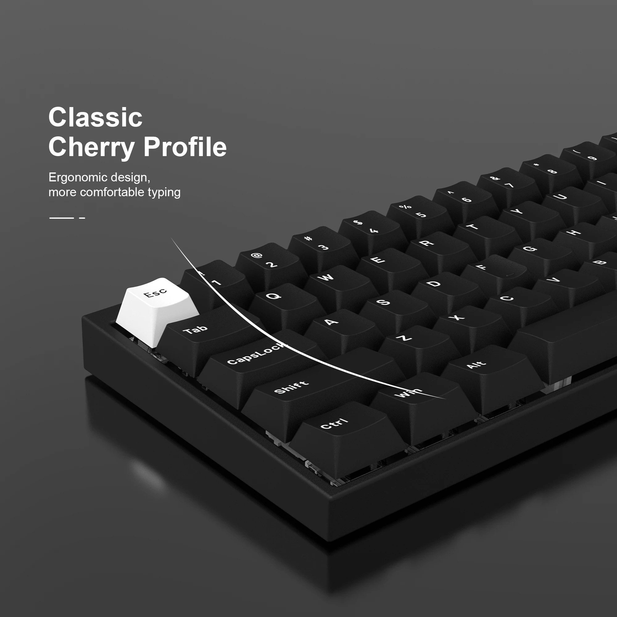 168 клавиш Double Shot PBT Keycap Custom WOB Keycap Cherry Profile Keyboard Keycaps для переключателей Cherry Gateron MX Игровая клавиатура