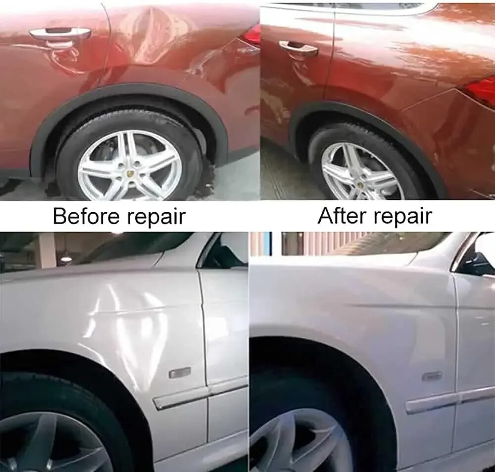 Ferramentas de reparo de amassados sem pintura, kit de reparo de amassados para carroceria de carro, extrator de amassados com cola, remoção de abas