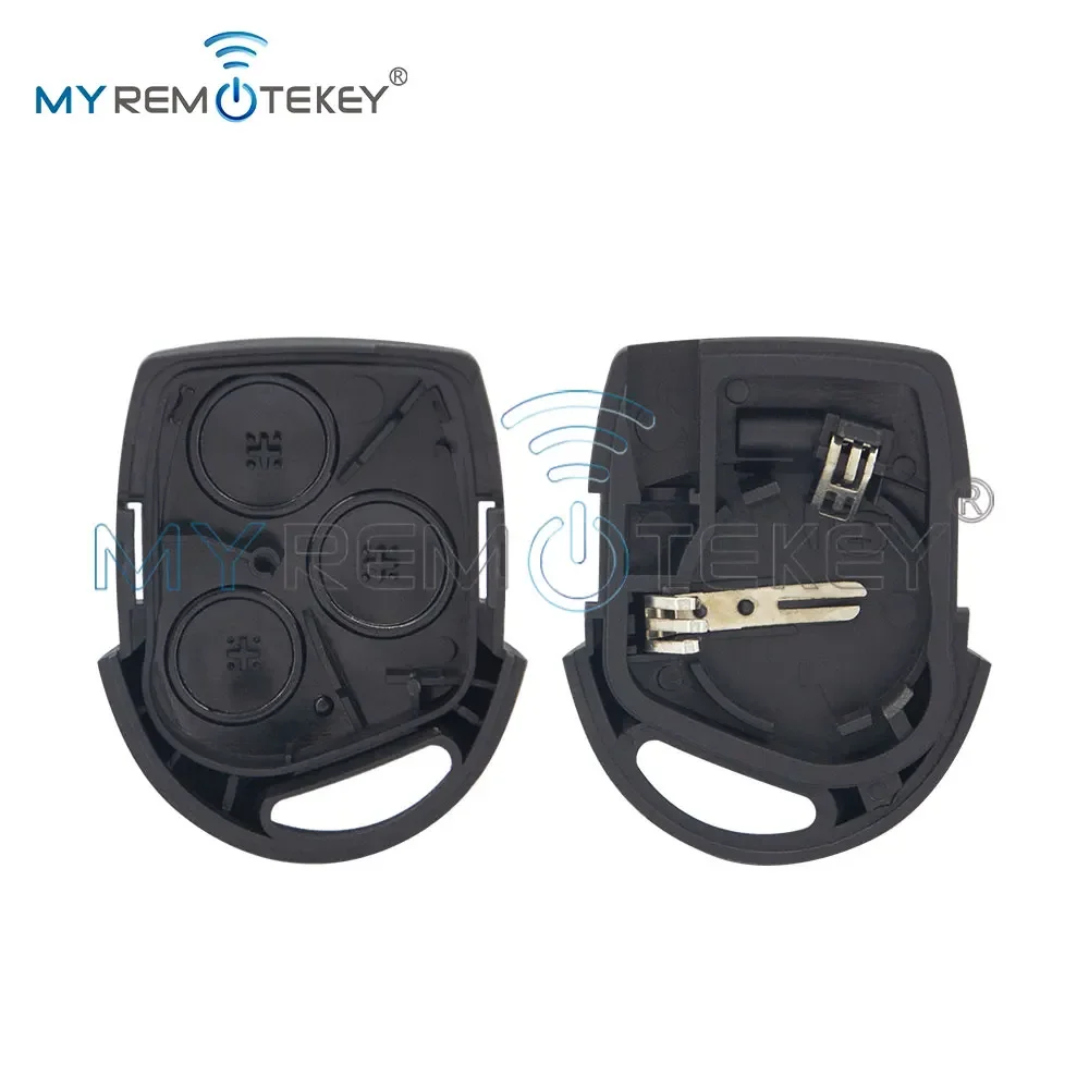 REMTEKEY Fernbedienung Autoschlüssel Shell Case Fob HU101/FO21 Uncut Blade für Ford Fiesta Focus C-max Fusion Mondeo 3 Tasten