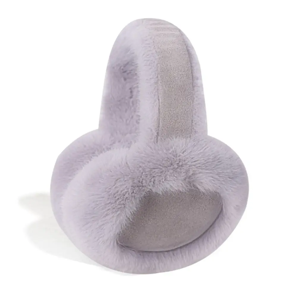 Cache-oreilles en peluche pour hommes et femmes, oreillettes pliables en daim, cache-oreilles décontractés réglables, chaud pour l'hiver