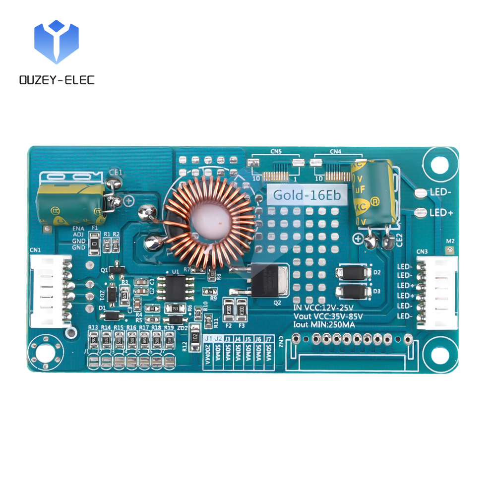 LED LCD TV Backlight Driver Módulo Boost Placa Inversor Corrente Constante Conversor Adaptador de Alimentação Voltage15V ~ 88V / 35V ~ 85V