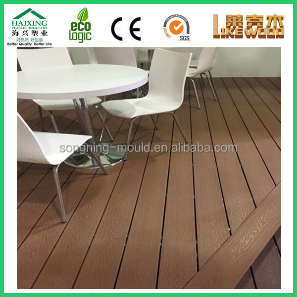 フローリング木材プラスチック複合材取り外し可能カバーアンチUV