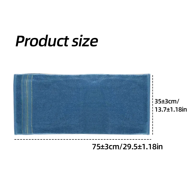 1 asciugamano da bagno in cotone spesso per coppie domestiche 75x35 cm