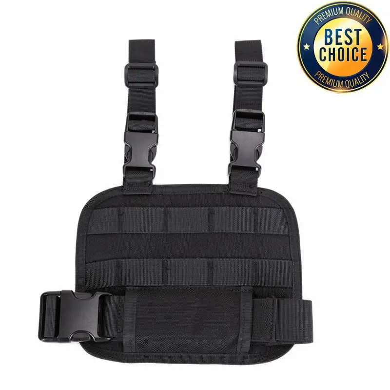 Plataforma táctica de pierna caída 1000D, Panel de pierna ajustable MOLLE, plataforma MOLLE para muslo con cinturón ajustable y correas para el muslo