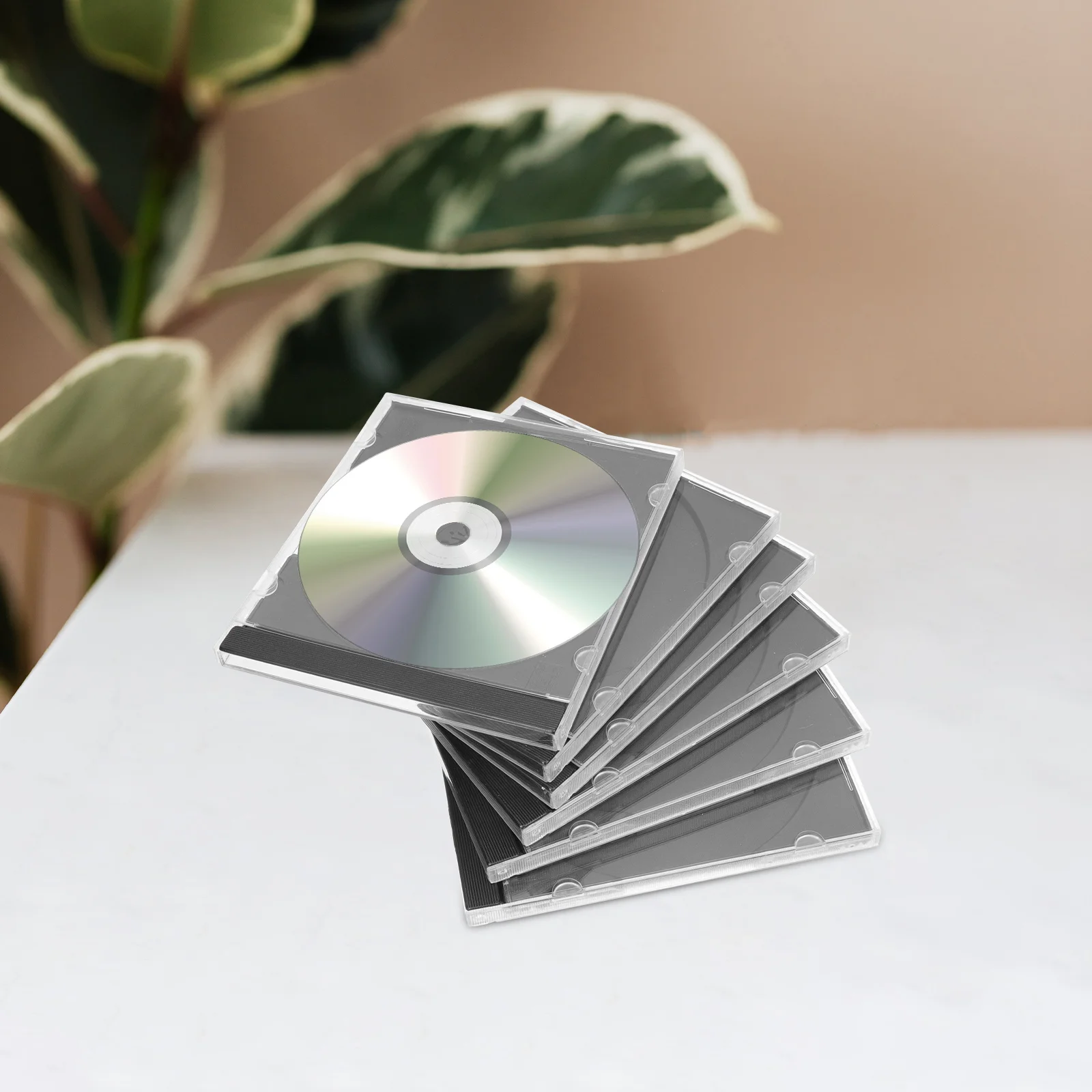 พลาสติกกรณีแผ่นจัดเก็บ ganizer คอนเทนเนอร์ป้องกันฟิล์มเพลง Racks กล่องเฟอร์นิเจอร์ Racks Storage