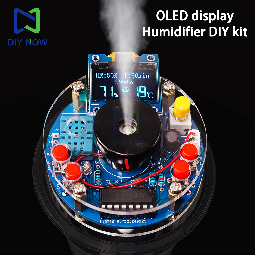 Oled Display Humidifier Mist Diy Kit Usb Humidifier Electronic Diy Kit Circuit Board Manufacturing Welding Practice