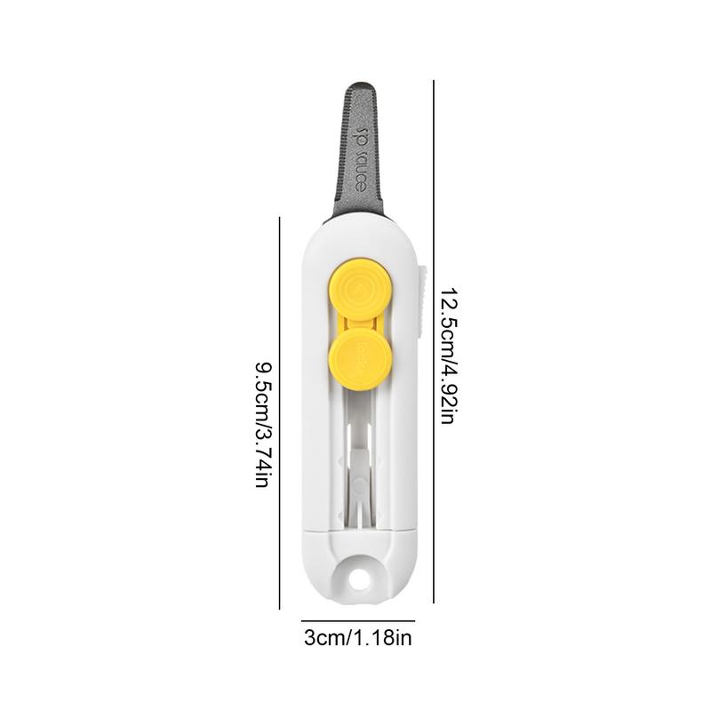 Multifunctional Magnetic Portable Courier Unboxing Knives Safety Package Box Opener Retractable Self-locking Sliding Cutter Tool