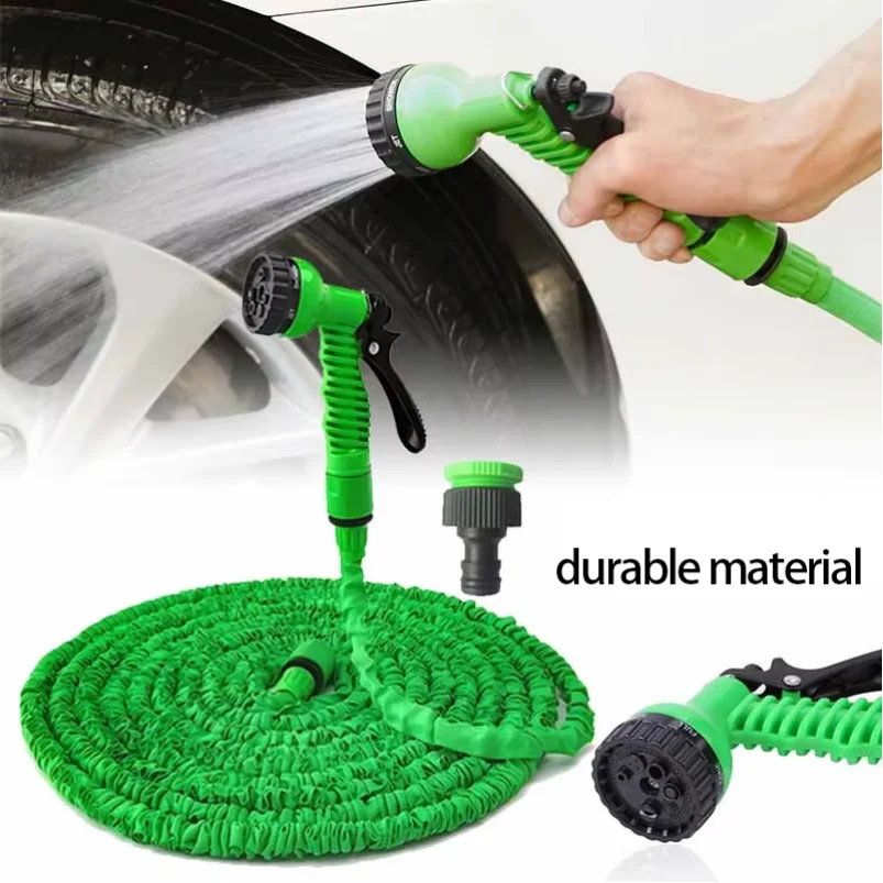 Manguera mágica retráctil, dispositivo de lavado de coches de alta presión, pistola de agua, manguera de riego de jardín doméstico, agua de jardín