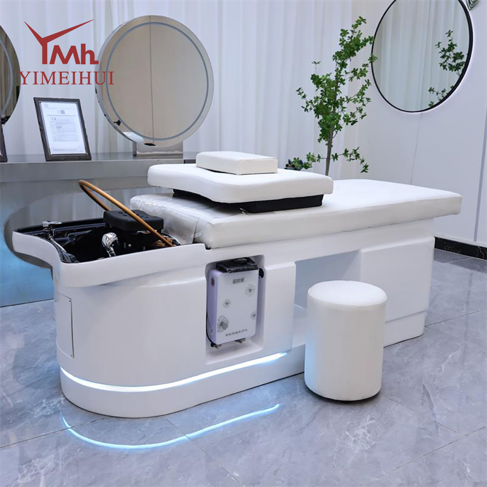 Salon Washing Hair Massage Hydrotherapy Shampoo Bed Spa Head Water Therapy Circulation Shampoo Beds
