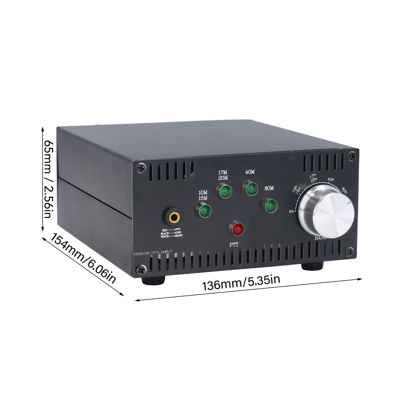 Amplificateur de puissance à ondes courtes, sécurité de la température, intégration transparente, amplificateur de puissance Portable 12-15V 100W pour usage industriel