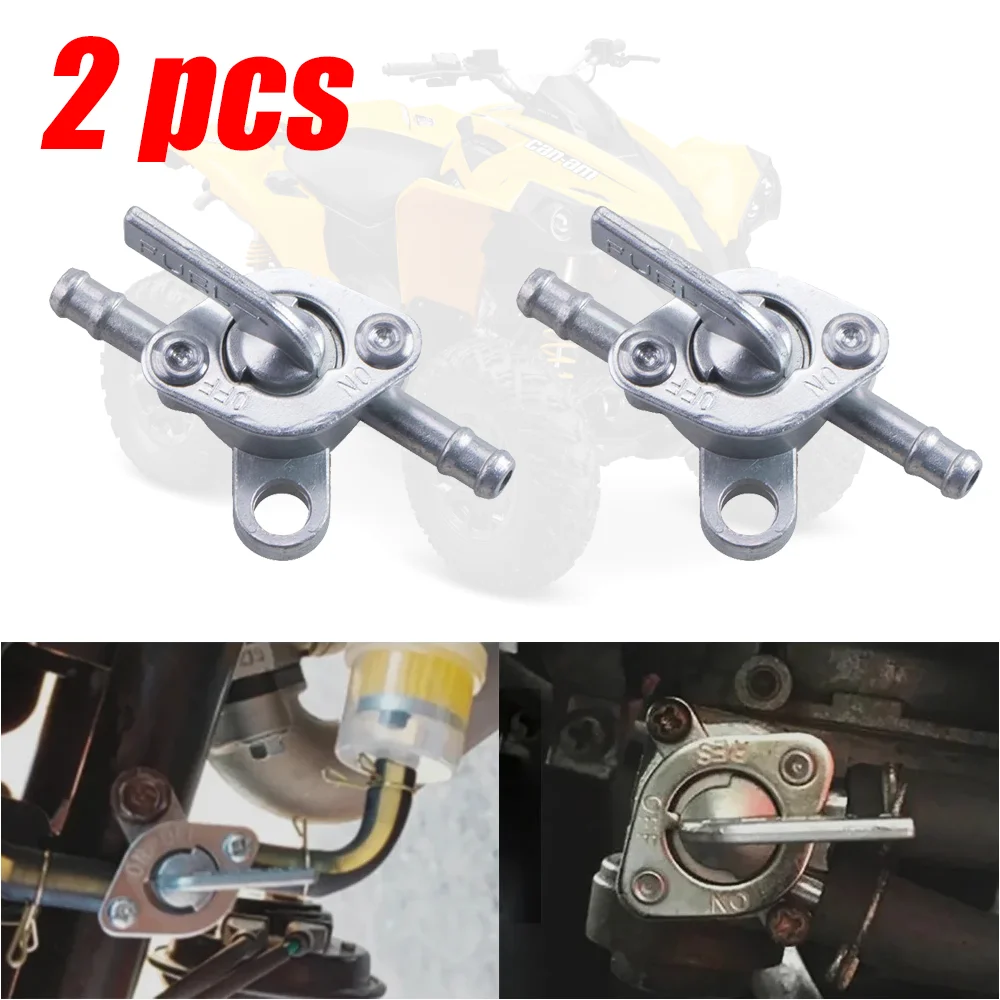 2 stücke 6mm Motorrad Roller Kraftstoff Hahn Gas Benzin Ventil Kraftstoff Tank Schalter Motorrad Mini Auto Schlüssel Ring Auf aus Zubehör