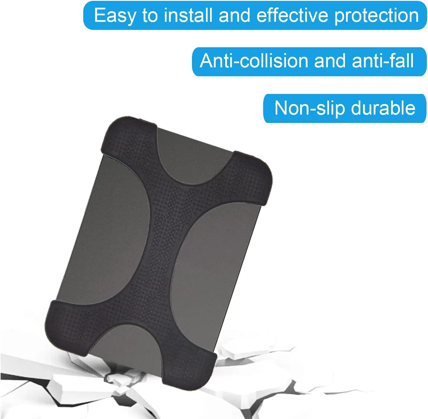 Nworld 2.5 "à prova de choque disco rígido hdd silicone caso capa protetor para backup mais disco rígido externo