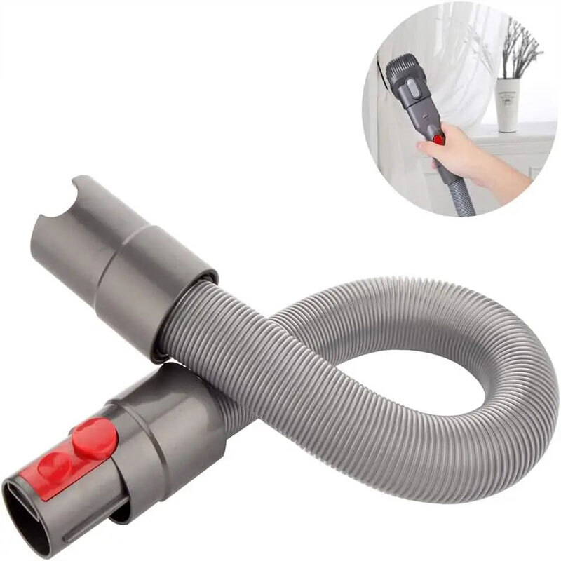 Mangueira de extensão flexível para dyson v7 v8 v10 v11 v15 acessórios aspirador pó tubo mangueira extensão telescópica
