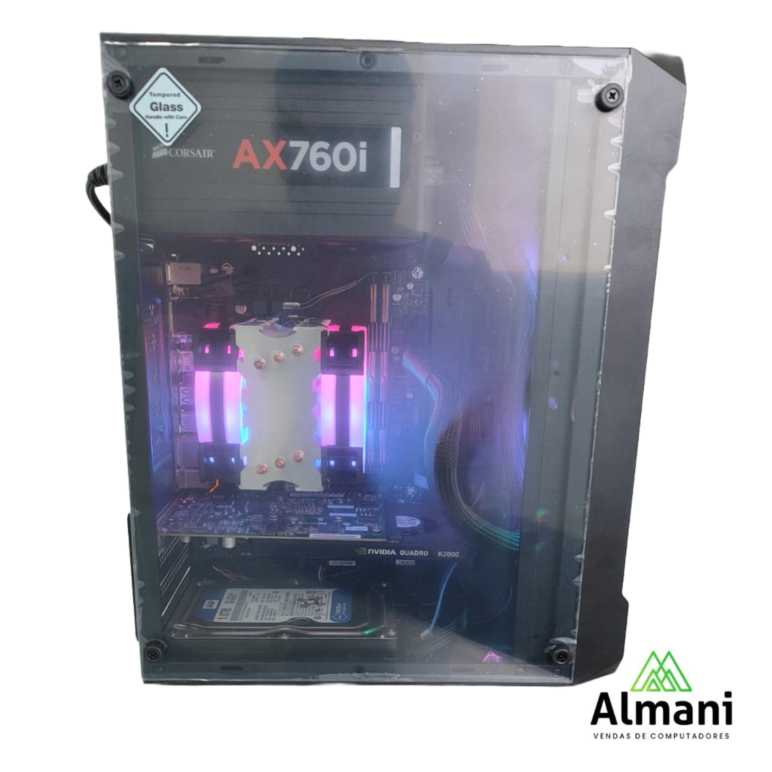 DESKTOP GAMER CORE I5 6400T M2 256 GB HD 1 TB 16 GB RAM NVIDIA T400 4GB - WIN10 PRO - MT